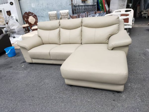 Lorenzo Leather L shape Sofa