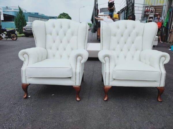 Chesterfield Armchairs Wingchair