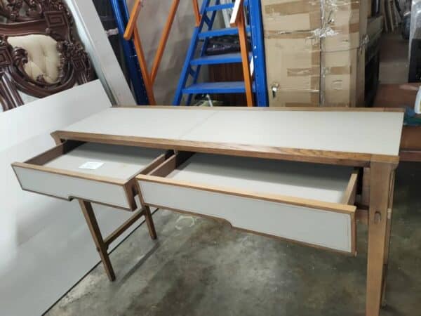 Lorenzo oakwood console table