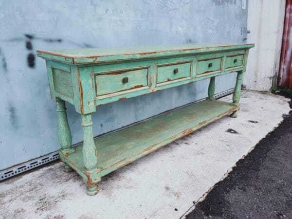 Elmwood Chinese Oriental Sideboard with drawers