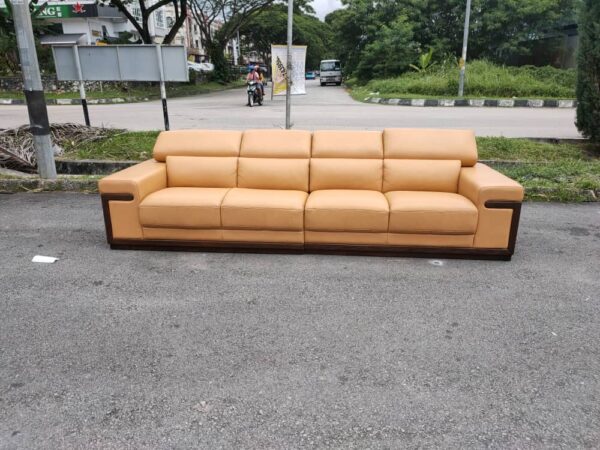 Lorenzo Four Seater Leather Sofa