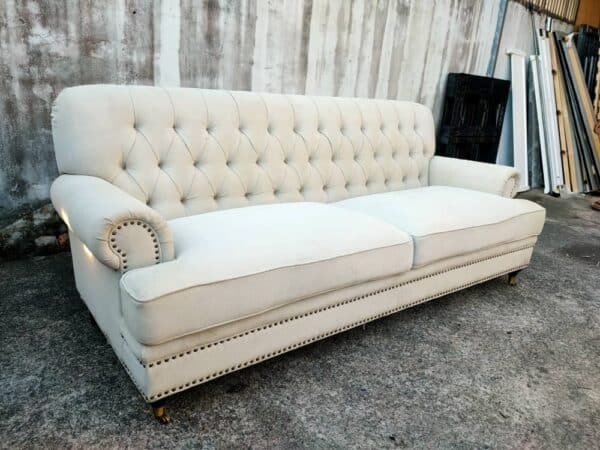 Chesterfield Fabric 3 to 4 seater sofa