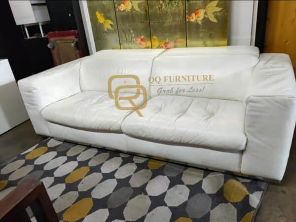 Kelvin Giormani Genuine Leather 3 seater sofa