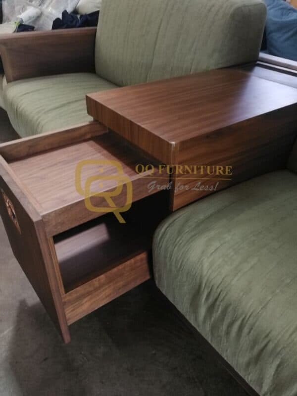 Lorenzo sofa side table with drawers