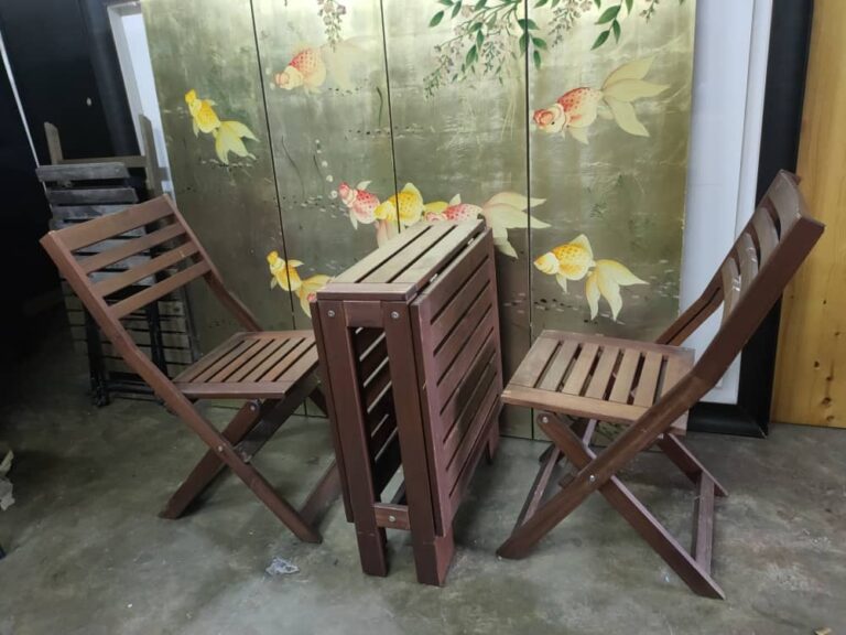 IKEA Applaro Outdoor Dropleaf Table And 2 Chair Second Hand