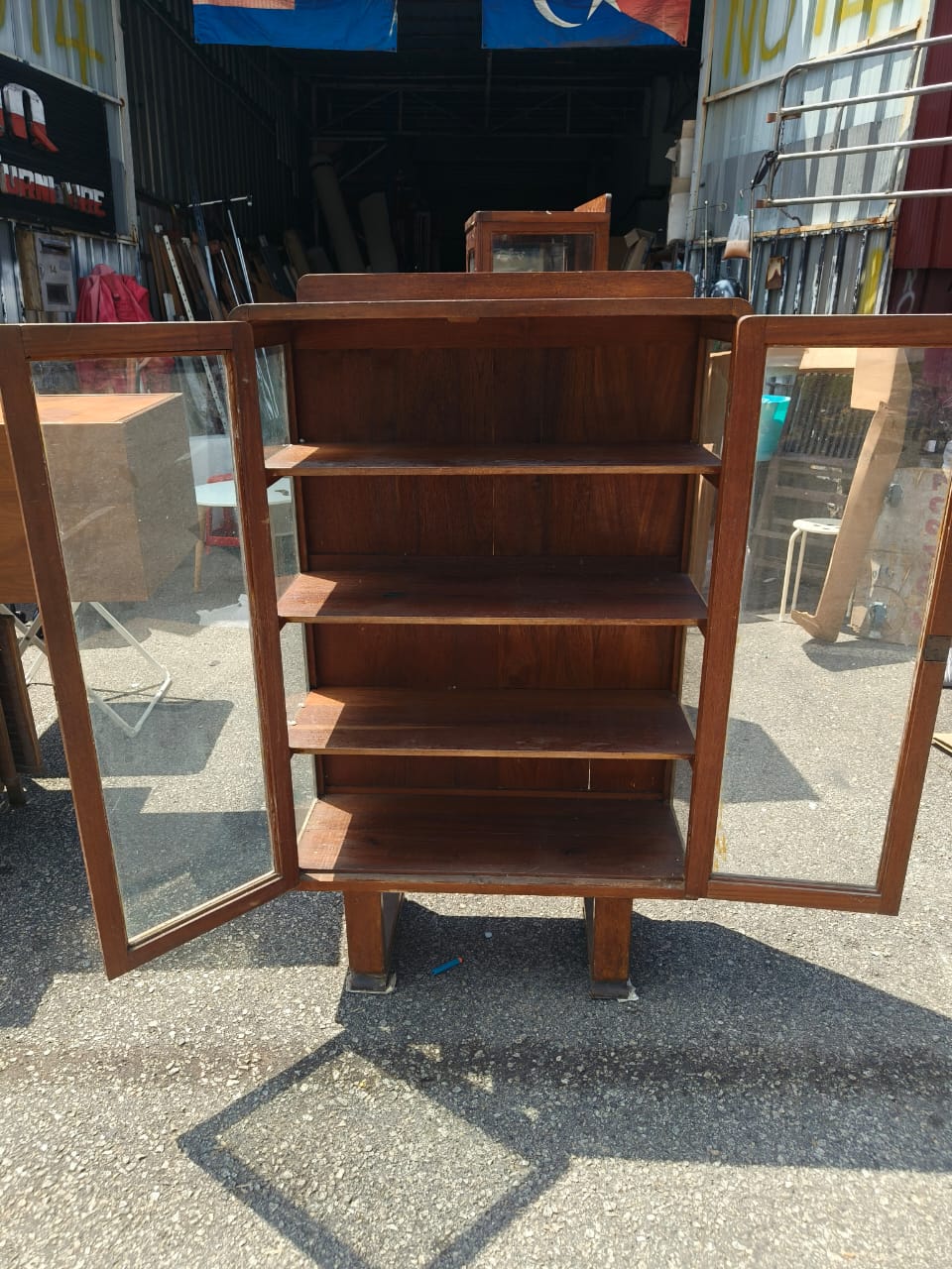 ANTIQUE DISPLAY CABINET