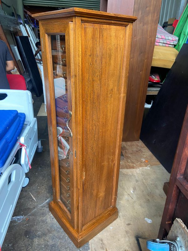Teak Wood Jewelry Cabinet Drawers